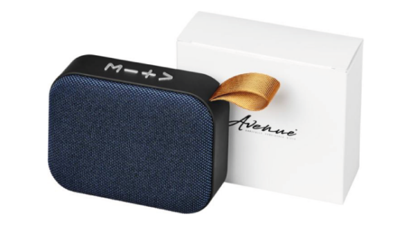 Fabric Bluetooth speaker blue