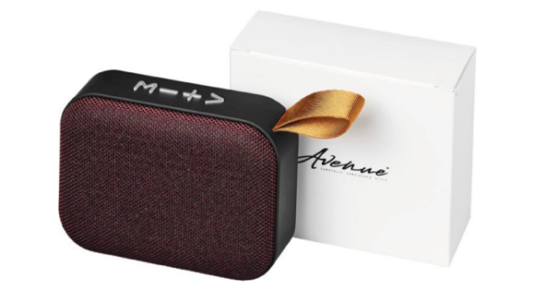 Fabric Bluetooth speaker red