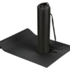 Fitness and yoga mat black