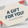 Gift tag label voucher