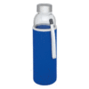 Glass sports bottle 500ml blue