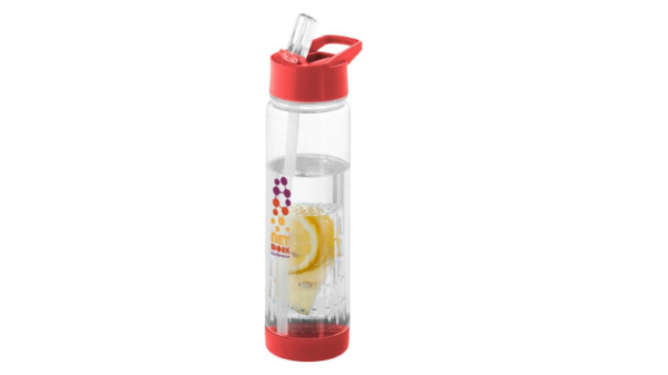 Infuser sport bottle Red