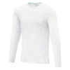 Long sleeve women's GOTS organic t shirt (White)