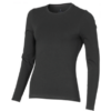 Long sleeve women's GOTS organic t shirt (Anthracite)