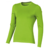 Long sleeve women's GOTS organic t shirt (Green)