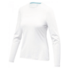 Long sleeve women's GOTS organic t shirt (White)