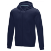 Men’s GOTS organic GRS recycled full zip hoodie (Navy)