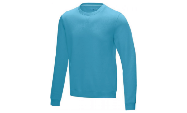 Men’s organic GRS recycled crewneck sweater Blue