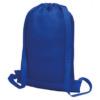 Mesh drawstring backpack blue