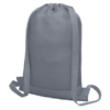 Mesh drawstring backpack grey