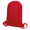 Mesh drawstring backpack red