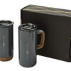 Mug and tumbler copper vacuum gift set grey