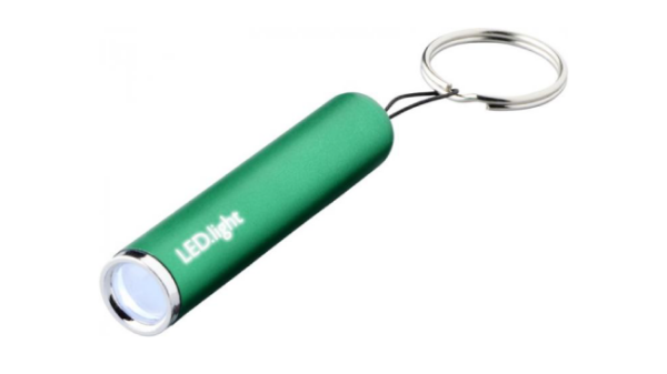 Pull light up logo keylight green