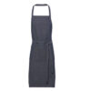 Recycled denim apron (Dark blue)