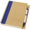 Recycled notebook with pen (Navy)