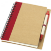 Recycled notebook with pen (Red)