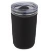 Recycled plastic glass tumbler 420ml black