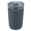 Recycled plastic glass tumbler 420ml blue