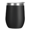 Reusable coffee cup black