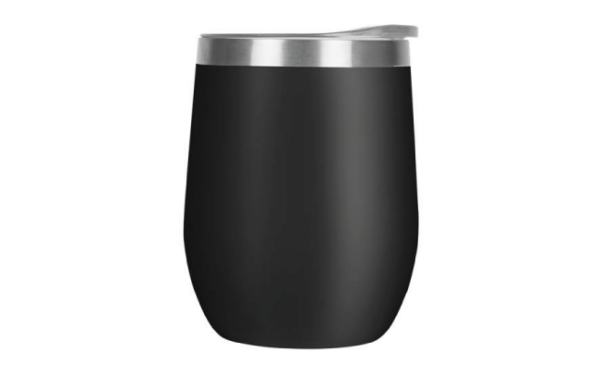 Reusable coffee cup black