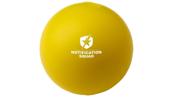 Round stress reliever Yellow