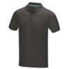 Short sleeve men’s GOTS organic polo (Grey)