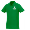 Short sleeve men's polo green