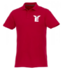 Short sleeve men's polo red