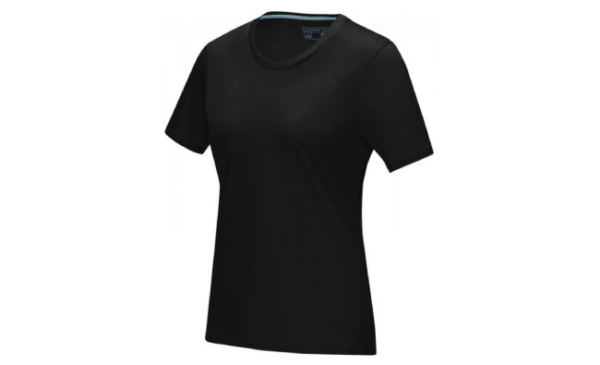 Short sleeve women’s GOTS organic t shirt Black