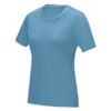 Short sleeve women’s GOTS organic t shirt Blue