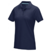 Short sleeve women’s GOTS organic polo (Navy)