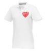 Short sleeve women's polo White