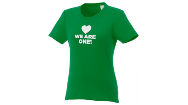 Short sleeve women's t shirt Green