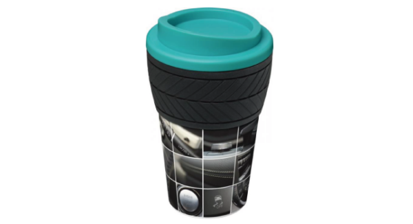 Tyre 350ml insulated tumbler aqua