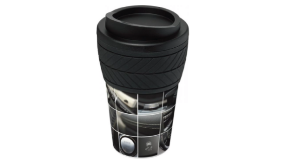 Tyre 350ml insulated tumbler black