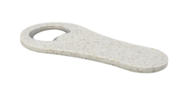 Wheat Straw bottle opener white