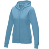 Women’s GOTS organic recycled full zip hoodie (Blue)