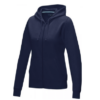 Women’s GOTS organic recycled full zip hoodie (Navy)