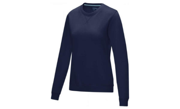 Women’s organic GRS recycled crewneck sweater Navy