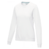 Women’s organic GRS recycled crewneck sweater white