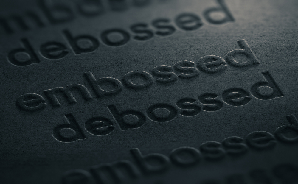 embossing vs debossing explained