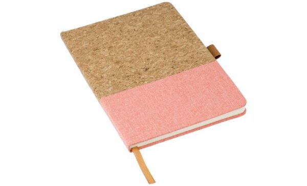 Cork and cotton notebook